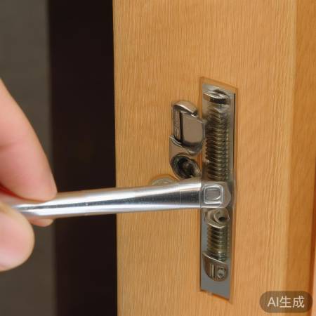 拆门板，拧锁芯螺丝