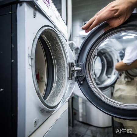 调整洗衣桶间隙，减小震动