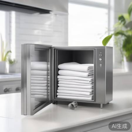 西勒奇指纹锁售后助手讲解+中温消毒柜毛巾消毒效果显著	