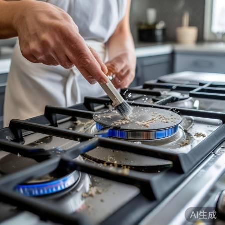 清洁燃烧器，防火焰熄灭