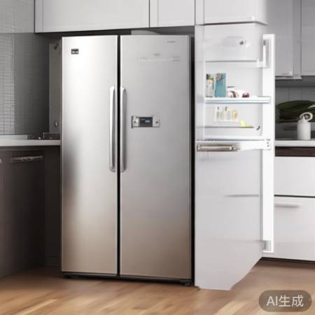 冰箱外观整洁，布局合理，安全锁