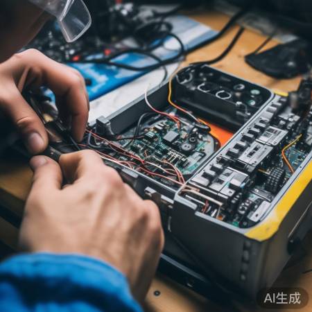 拆开关盒小心电路