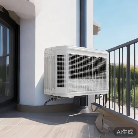 美的热水器维修上门分享☞阳台热水器室外机安装攻略：安全与美观并存