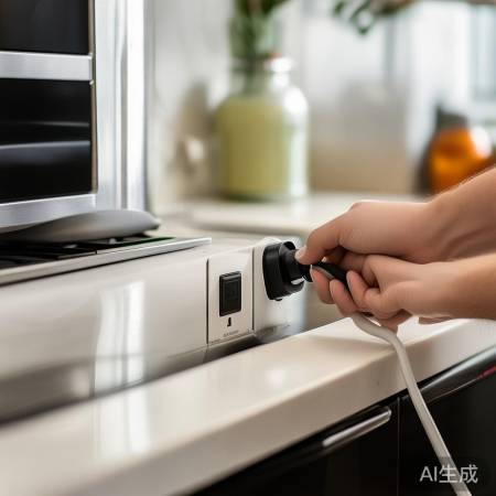 连接油烟机电源