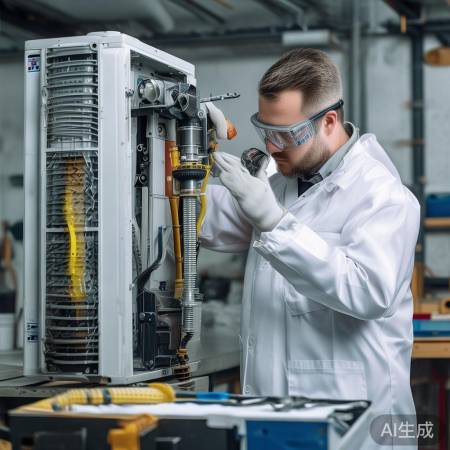 安装螺母，手部干净，及时拧紧