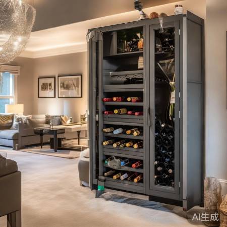摩普(MOPO)智能酒柜售后服务全天候支持阐明，红酒柜子灰色搭配技巧，美不美一看便知