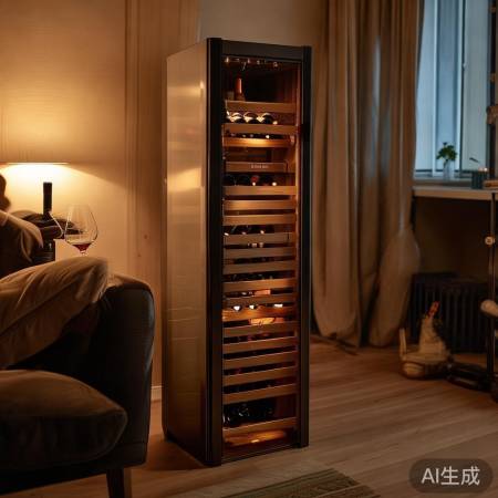 沙发旁红酒柜,周末小确幸