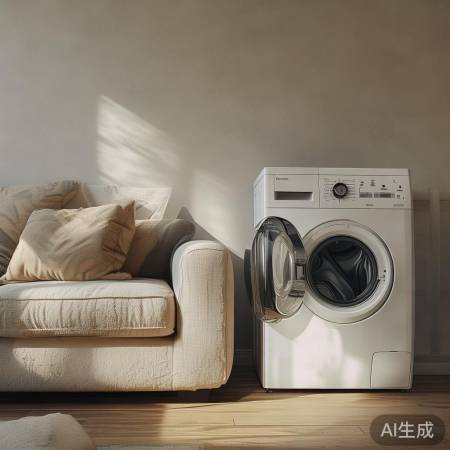 沙发与洗衣机完美搭配