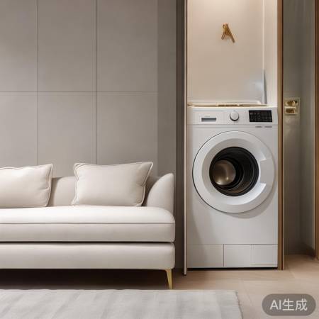 沙发洗衣机搭配,风格统一