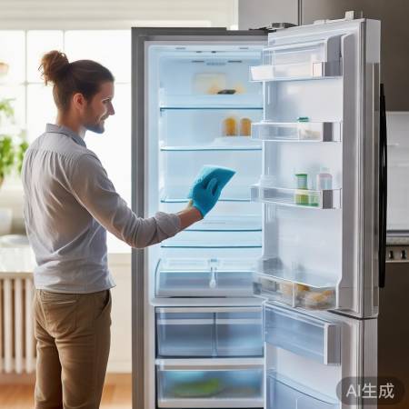 定期清理冰箱防结冰
