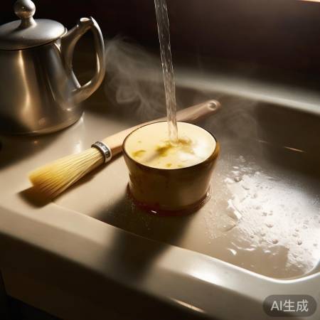 油杯油渍热水泡除