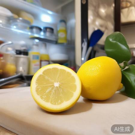 冰箱柠檬去黄褐斑