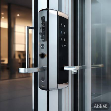 玻璃门智能锁，安全便捷选择多