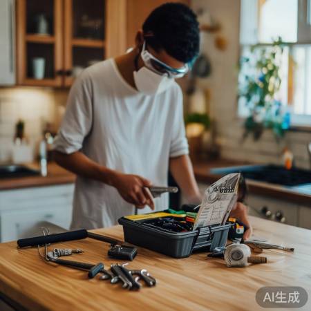 安装前准备：通风工具备齐