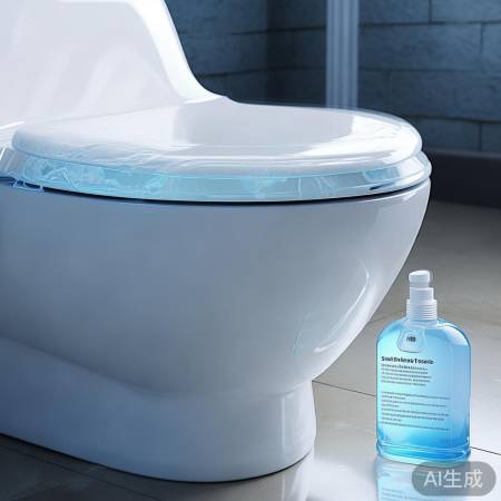 智能马桶泡泡液，轻松清洁。