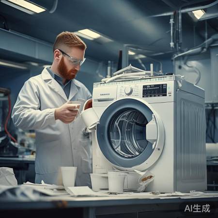 倍科洗衣机统一报修专线教大家♫西门子洗衣机纸杯拆装方法详解