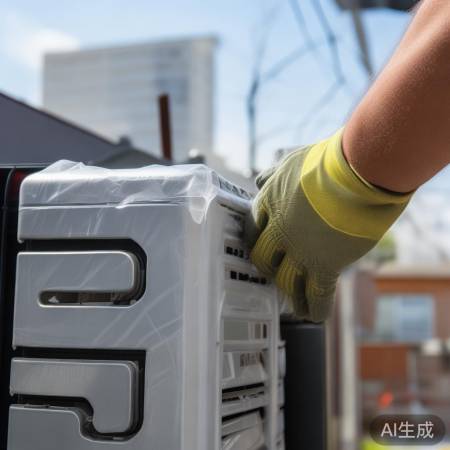 安装空调外机罩，简单易行。