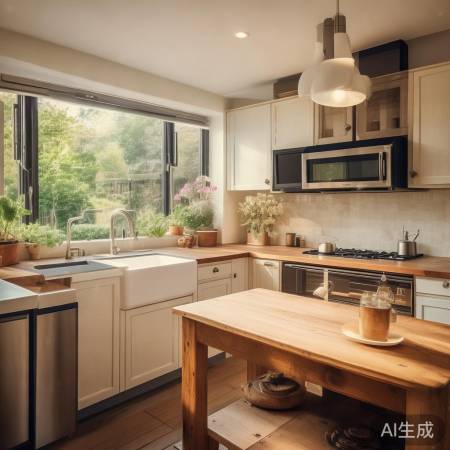 厨房装修，自然舒适