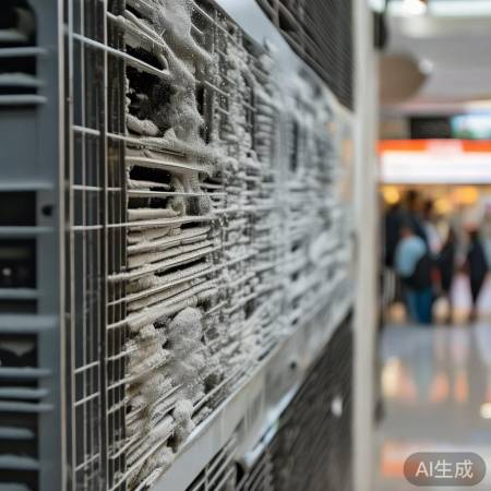 三菱电机空调专业维修热线解释,商场中央空调清洗保养，告别污染，享受清新空气