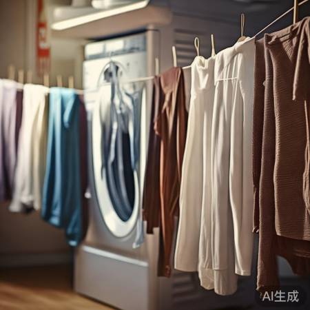 晾晒或烘干衣物,注意时长。