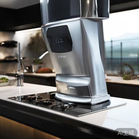 魔镜油烟机，时尚节能，一键清新