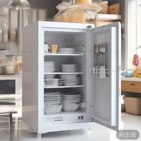 “白色消毒柜，大容量，杀菌佳”