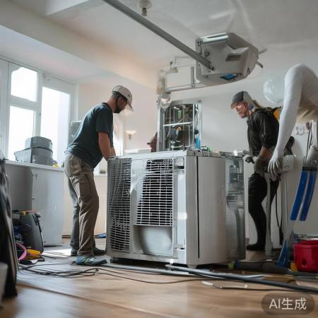 空气能安装复杂，噪音大，寿命有