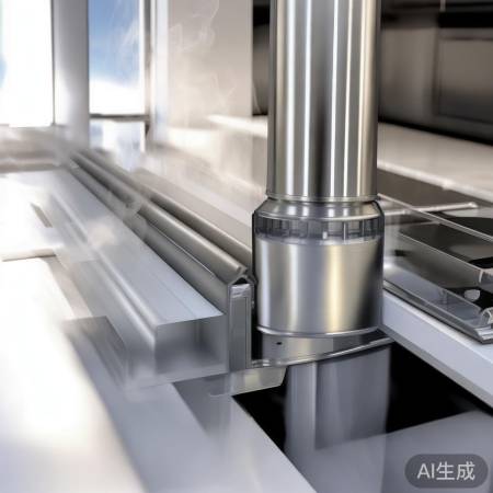 集成灶烟道：高效油烟净化器